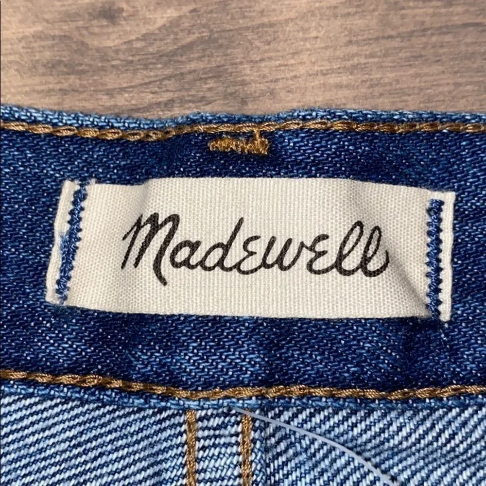 NWOT Madewell Rigid Denim A-Line Skirt - Sz 29